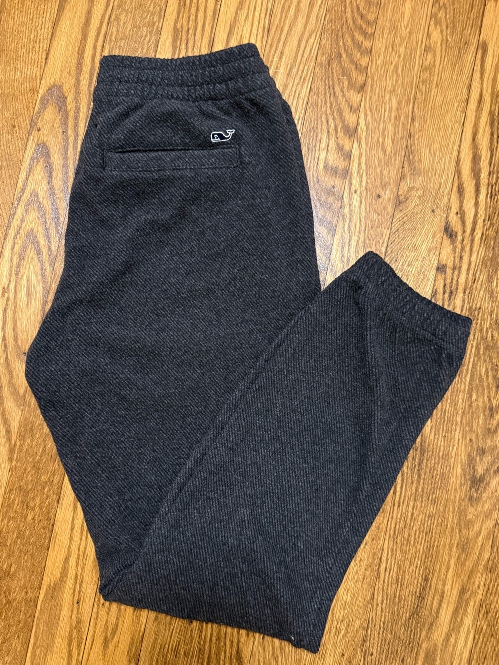 Vineyard Vines Cozy "Calmwater" Fleece Joggers Charcoal Gray Size M